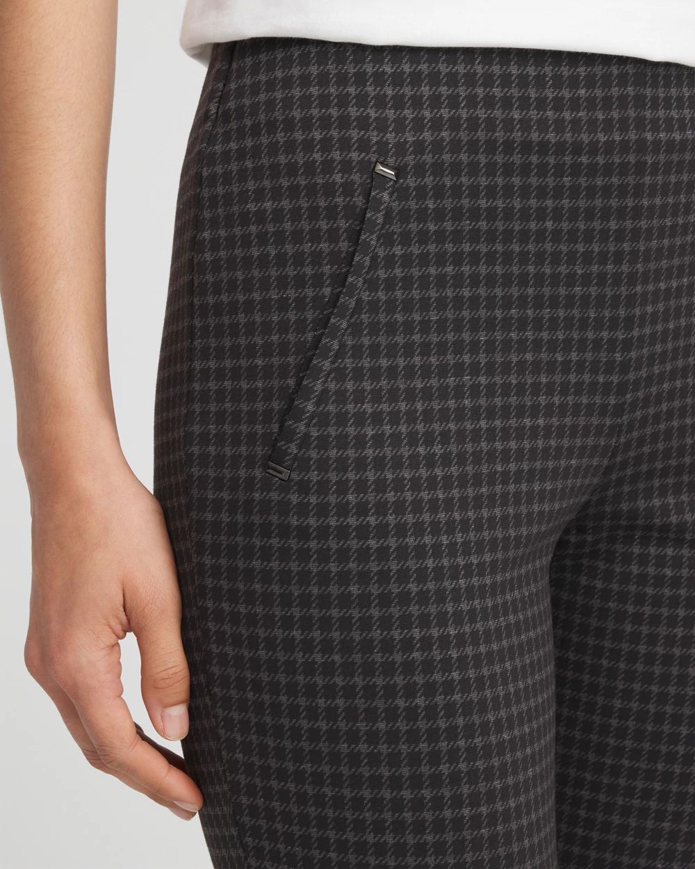 Juliet Tonal Check Ankle Pants | Chico's